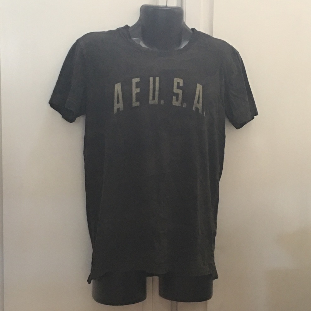 American Eagle Outfitters Men Shirt Camo Design